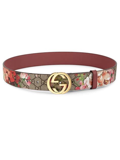 gucci flower embroidered belt|Gucci belt female health.